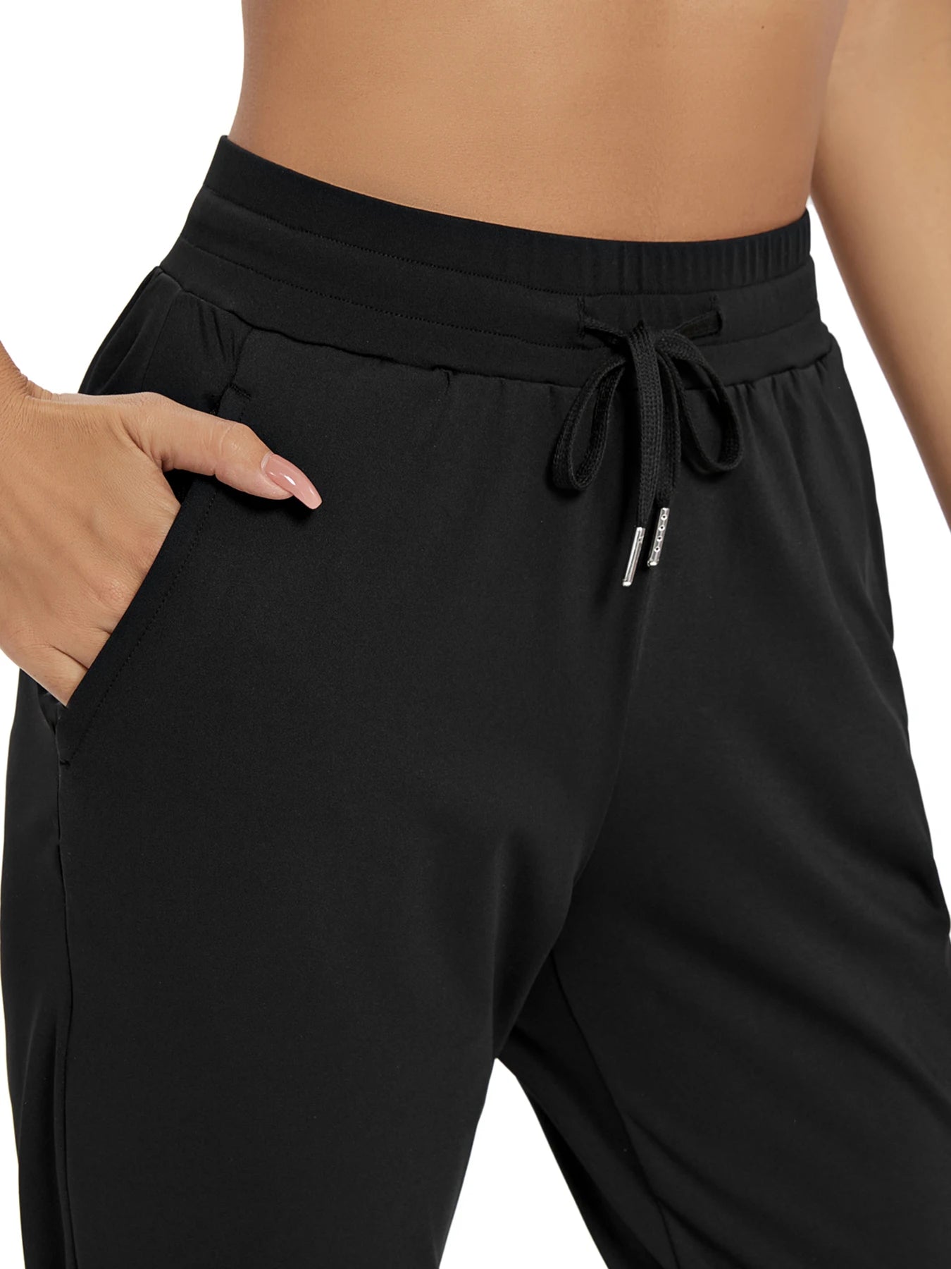 Women's High Waisted Joggers with Pockets Athletic Workout Yoga Sweatpants Comfy Lounge Pants