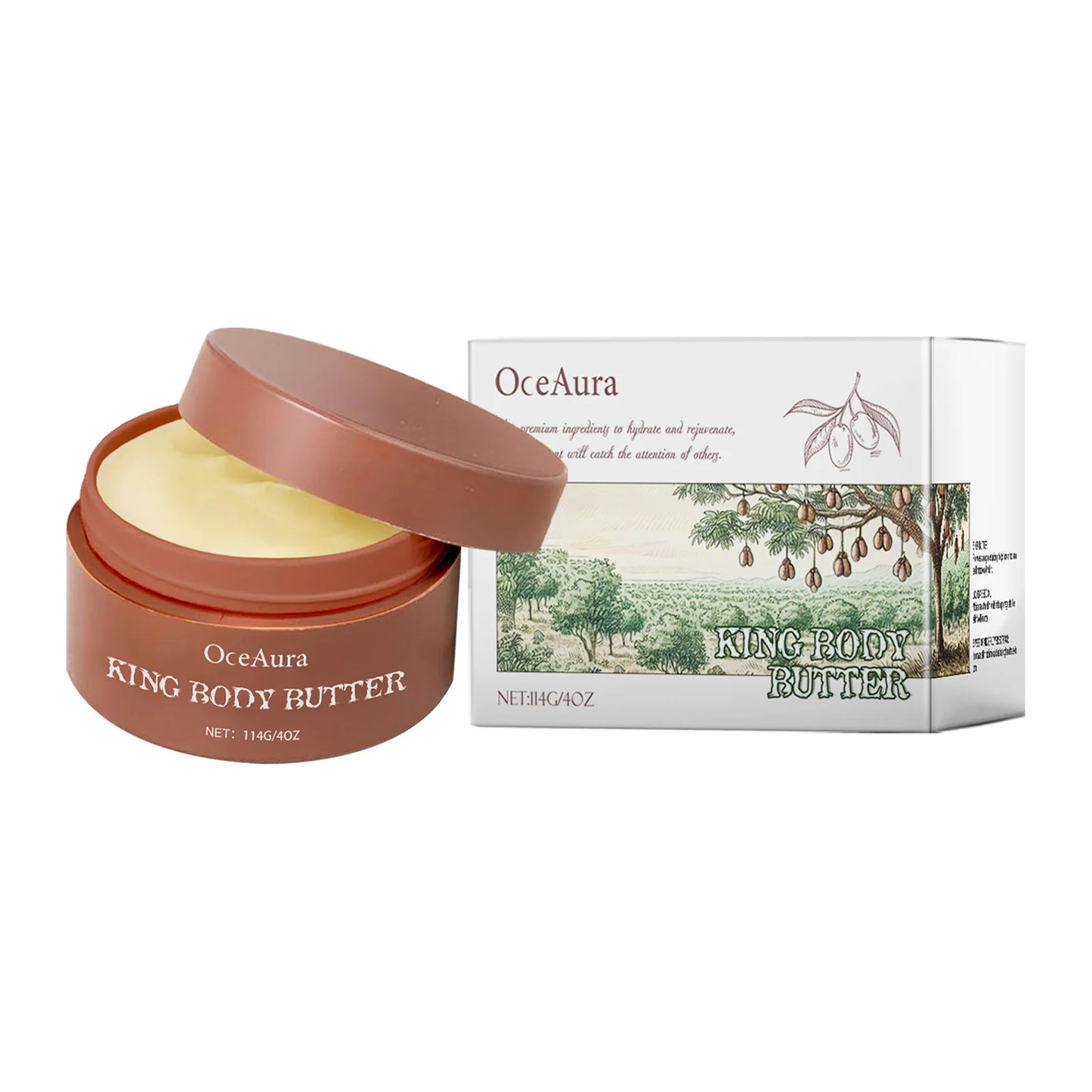 Oceaura Shea Butter Body Cream Lasting Moisturize Improve Dullness Nourishing Non-sticky Improve Skin Texture Body Cream