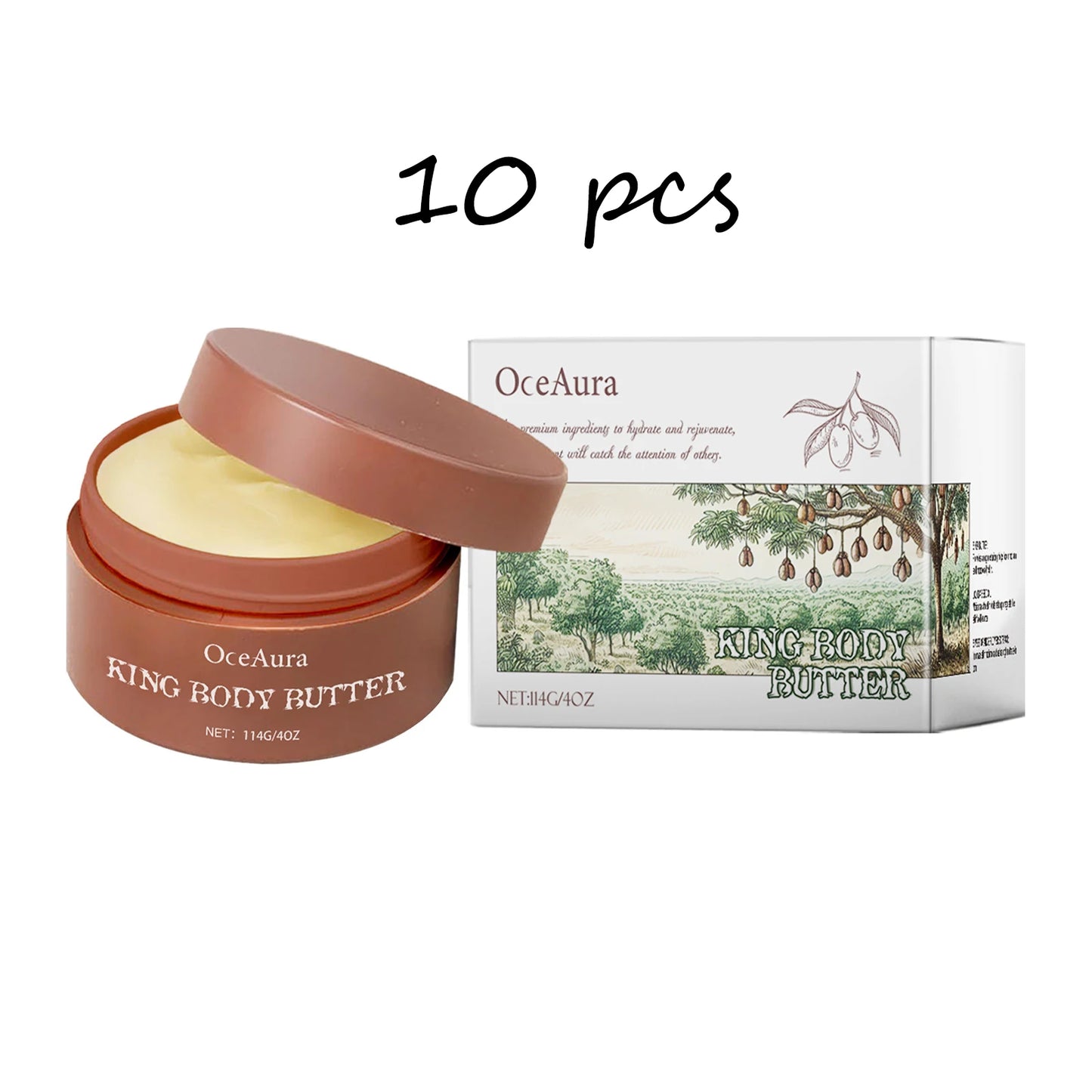 Oceaura Shea Butter Body Cream Lasting Moisturize Improve Dullness Nourishing Non-sticky Improve Skin Texture Body Cream