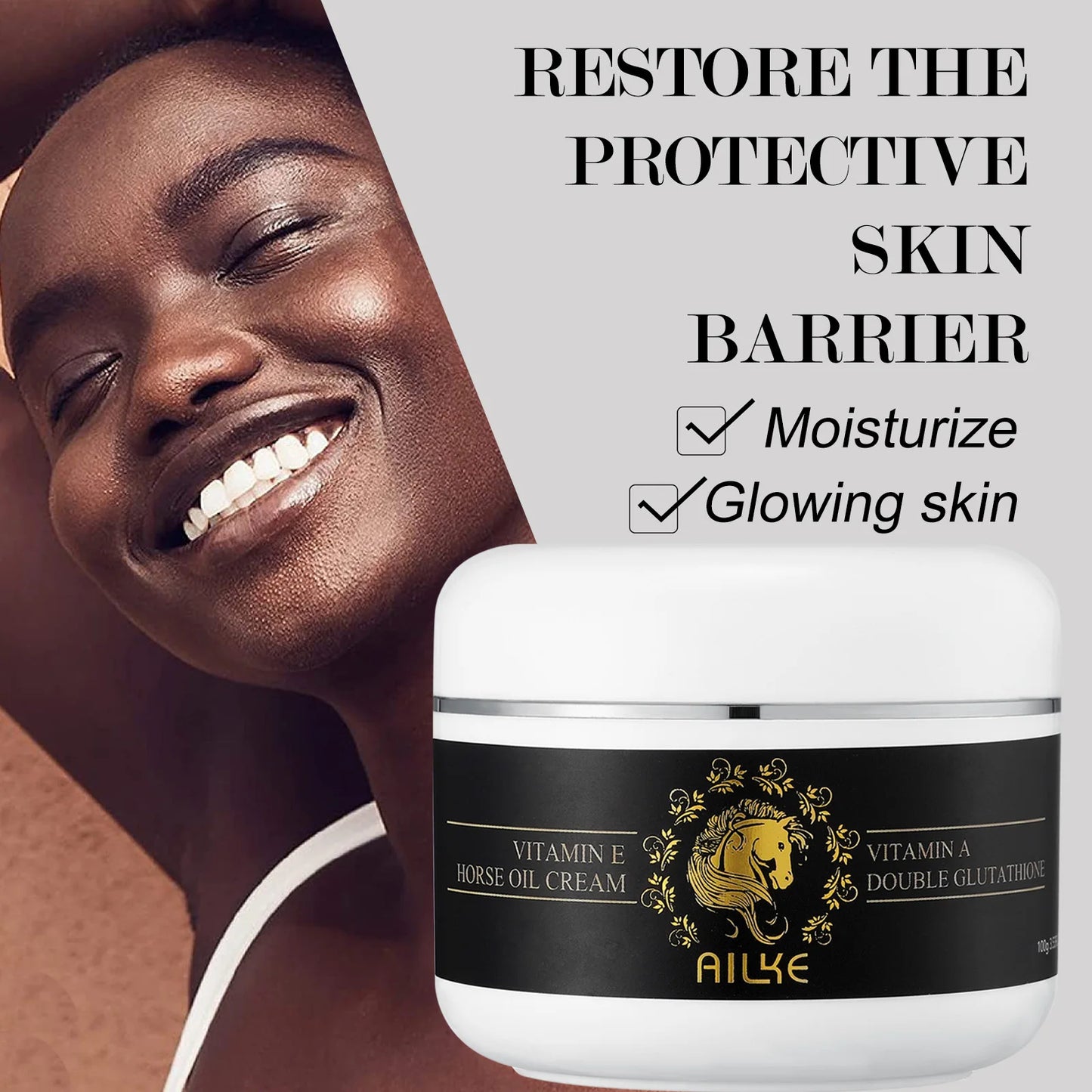 AILKE Collagen Whitening Set, Moisturizer, Hydration, Dark Spot Removal Cream, Brightening Body Lotion, Armpit Whitening Cream