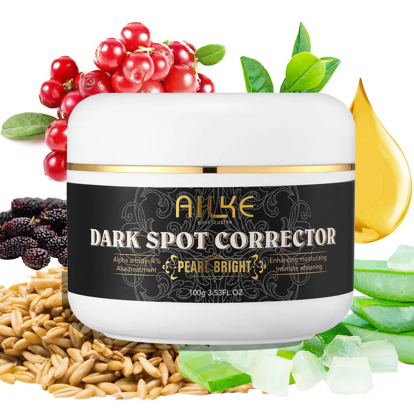 AILKE Collagen Whitening Set, Moisturizer, Hydration, Dark Spot Removal Cream, Brightening Body Lotion, Armpit Whitening Cream
