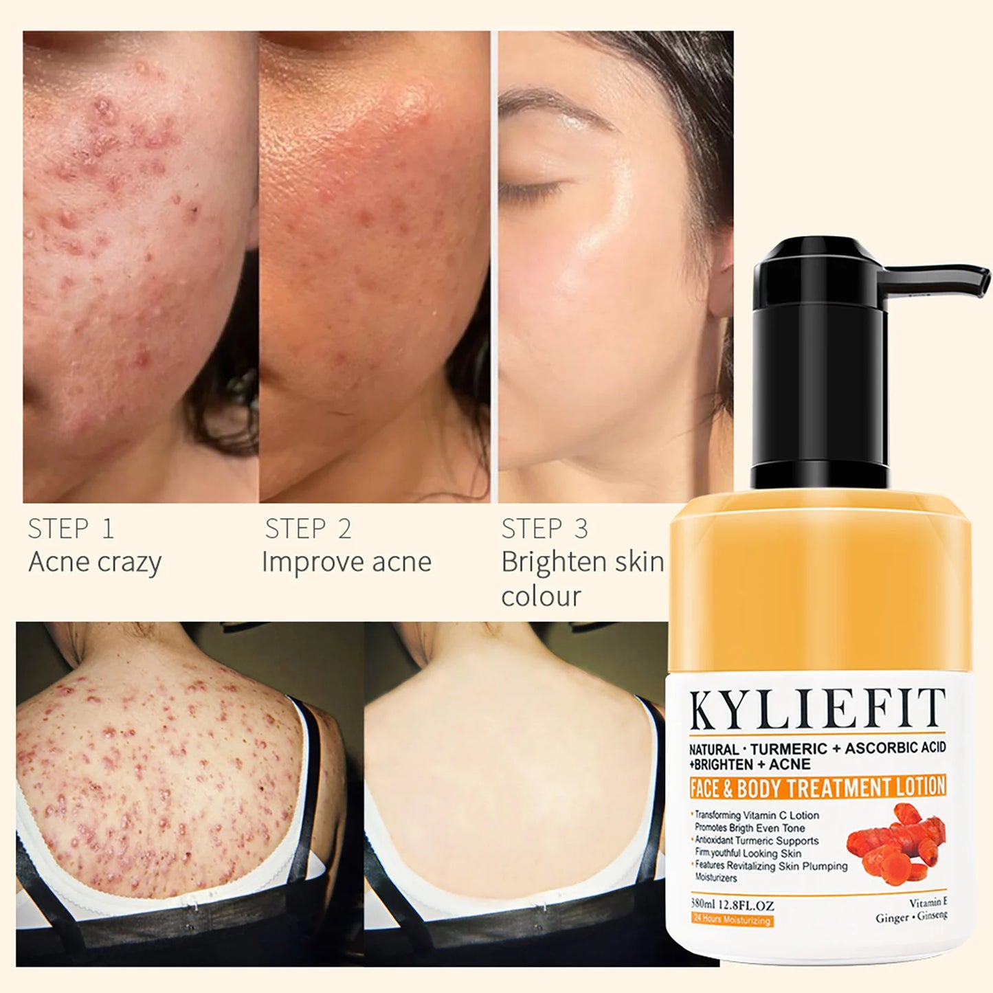 Anti Aging Skin Care Firming and Brightening Lotion for Uneven Skin Tone Age Spots and Sun Damaged Dry Skin