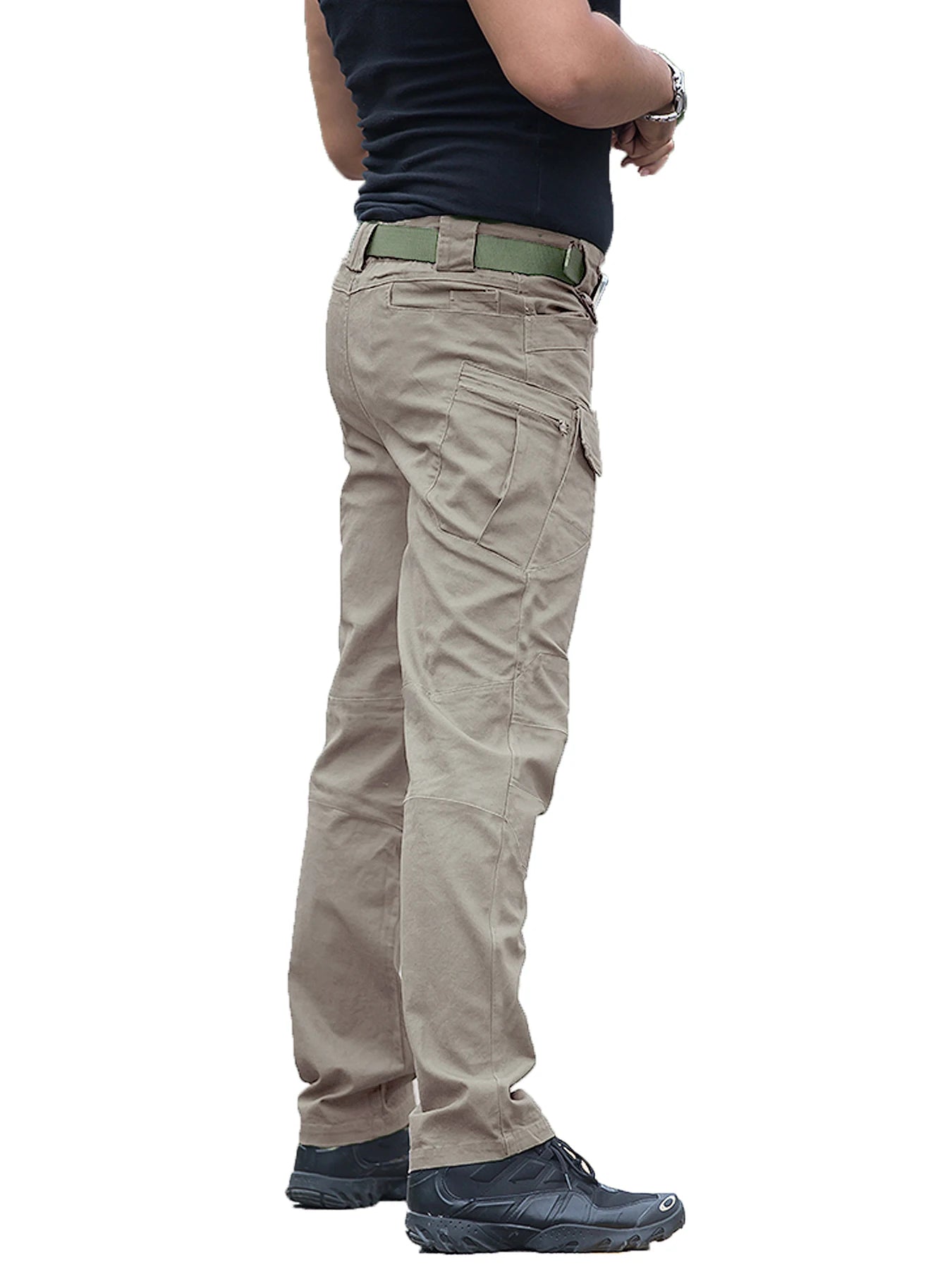 Men Spring Autumn Tactical Fitness Pants Climbing Hiking Camping cycling Hunting Elastic Trousers Quick Dry Trekking Gym Sports