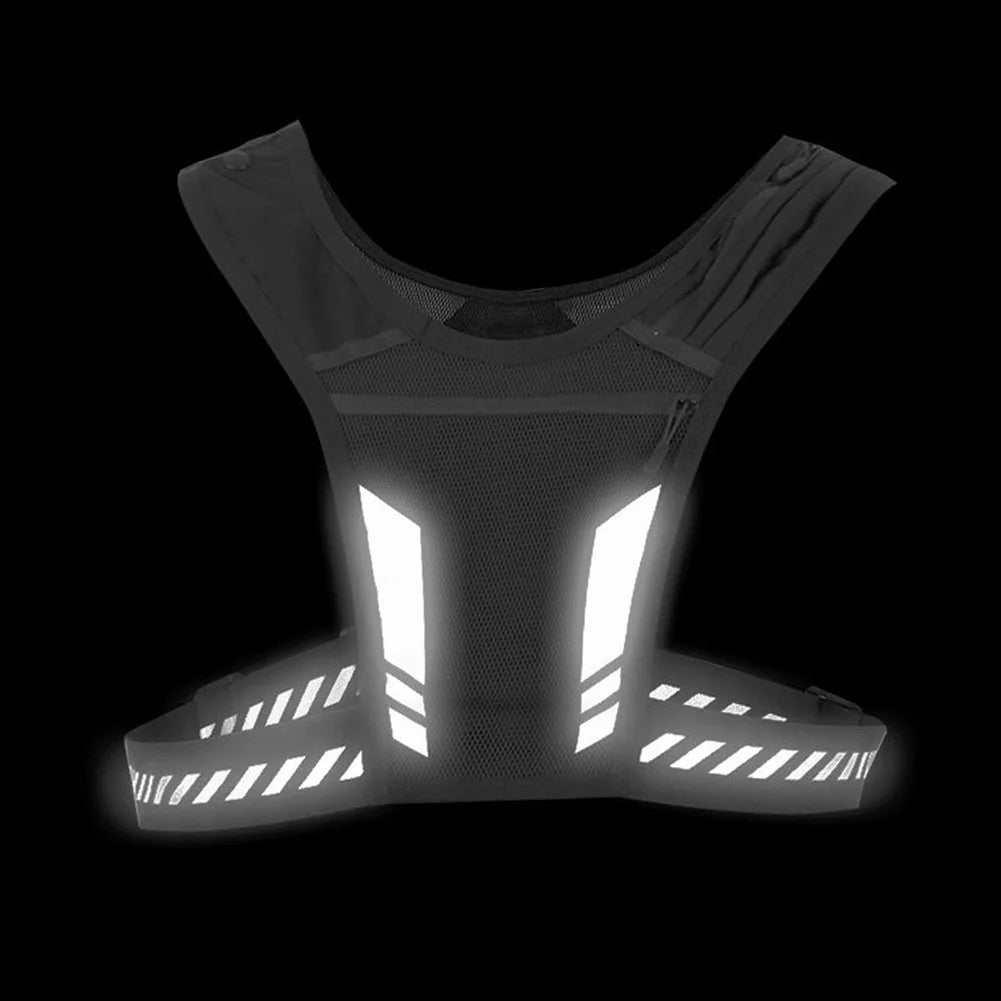 Running Phone Holder Vest Lightweight Cycling Vest Unisex Breathable Mesh Running Chest Pouch Adjustable Buckle for Summer