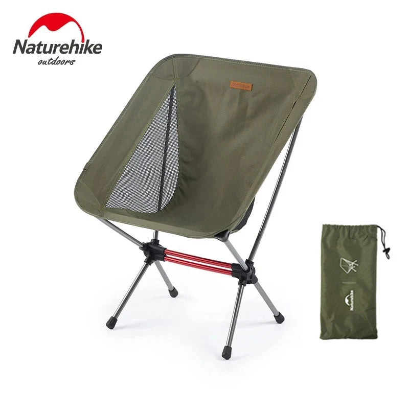 Naturehike Ultralight Portable Folding Camping Chair for Travel Backpacking Picnic Beach and Outdoor Fishing