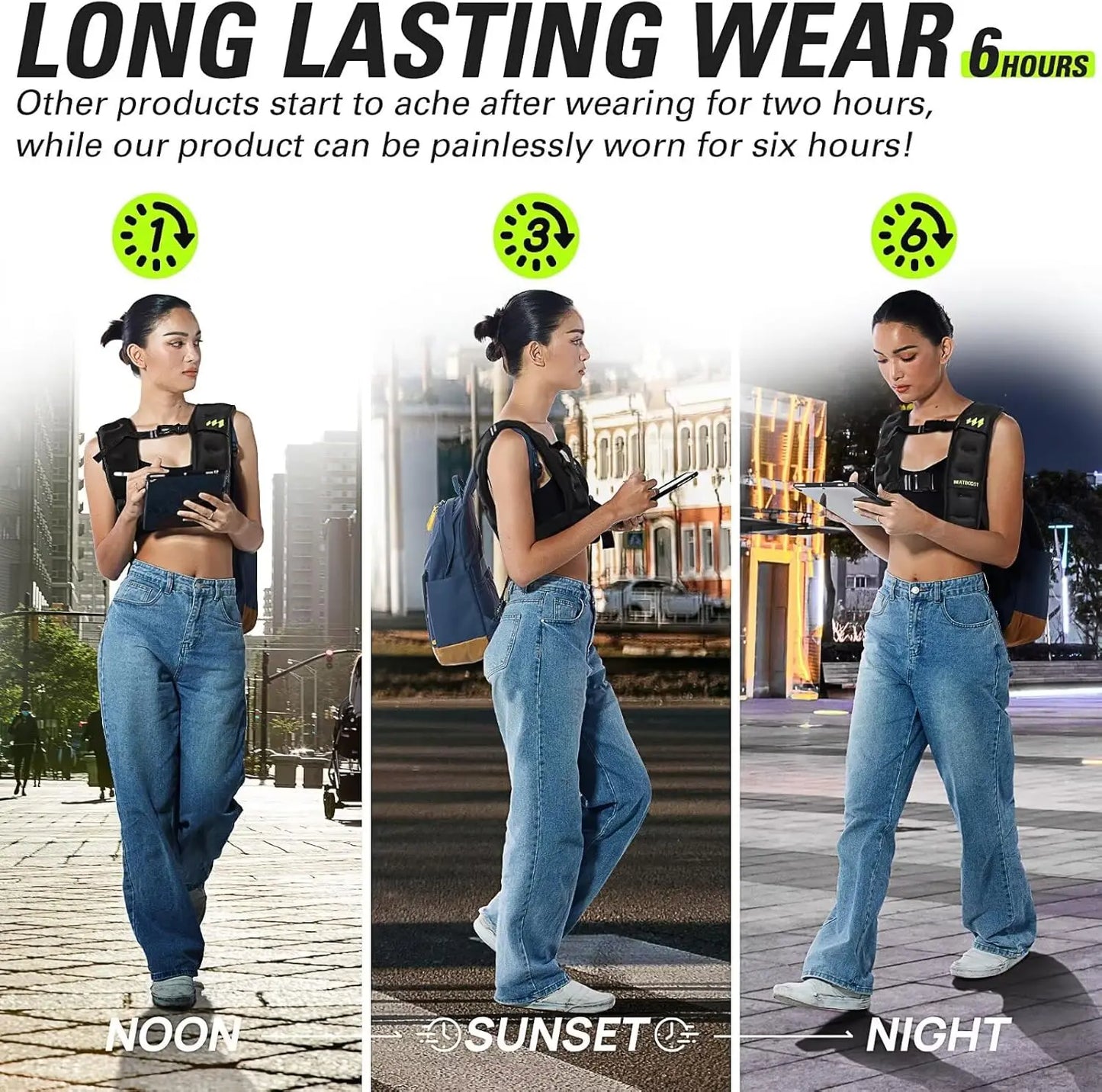 Weighted Vest for Women and Men 10lb to 40lb with Ironsand for Strength Training Running and Walking