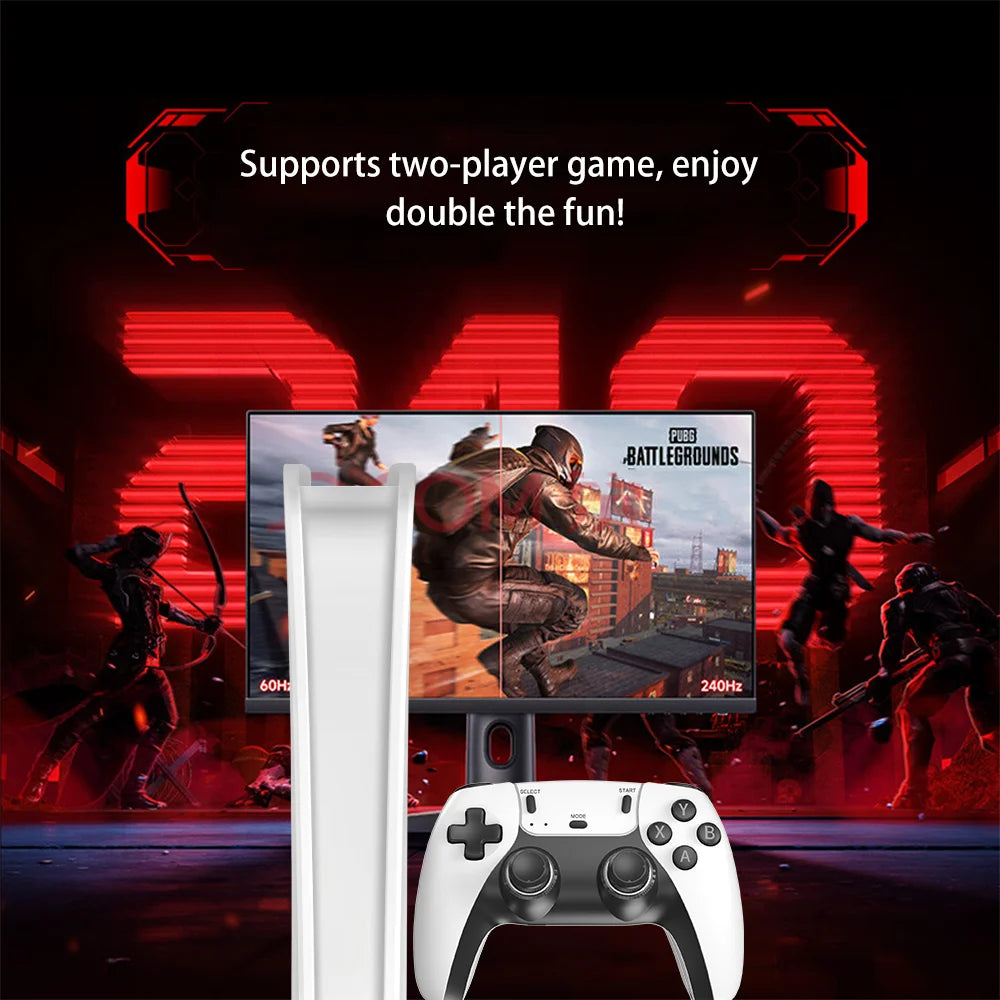 M8 4K Pro Game Stick Mini TV Handheld Game Console Wireless Gamepads Video Game 20000+ Retro HD Output Two-player for PS1 Etc