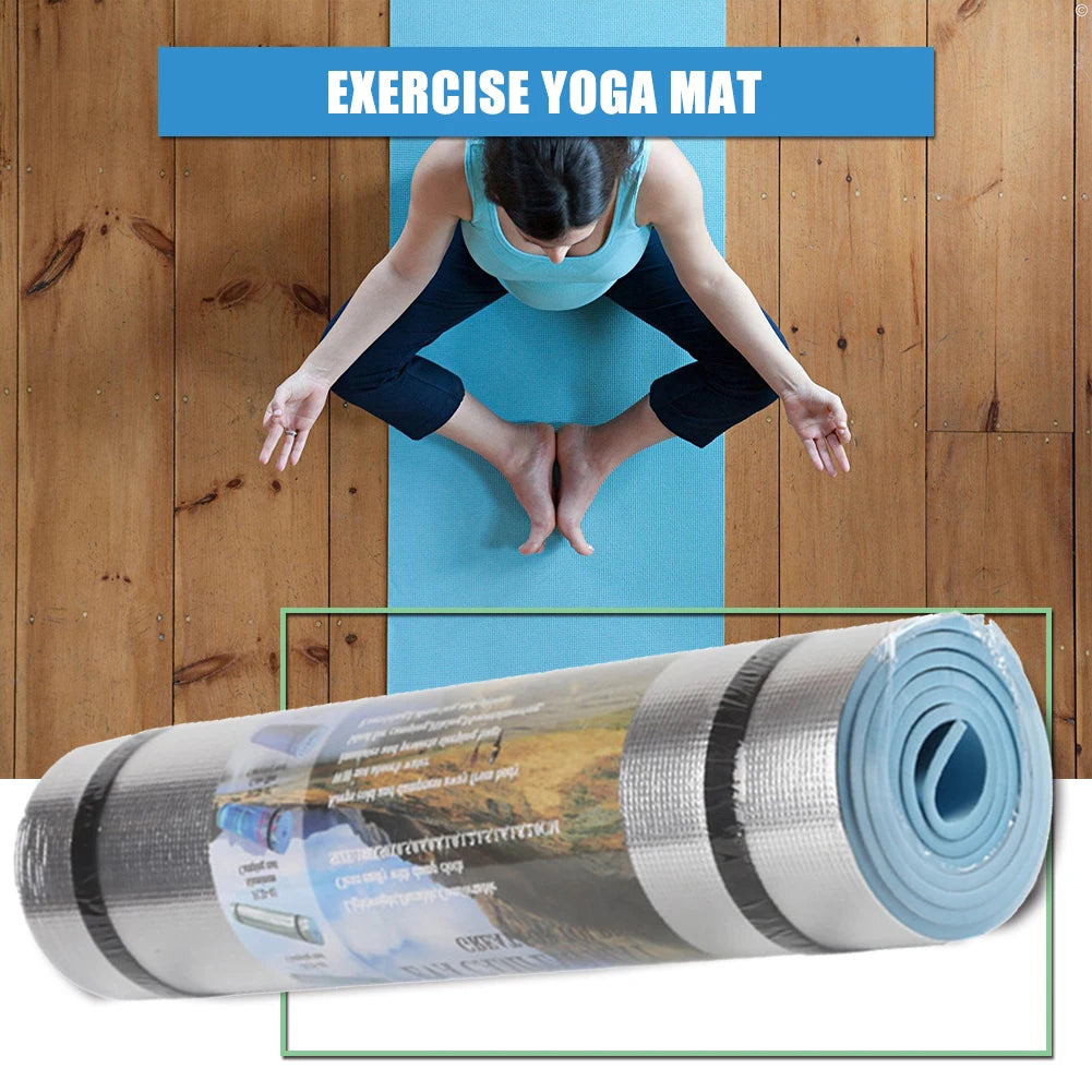 EVA Yoga Exercise Mat 1800x500x6mm Moisture Proof Lightweight Multifunctional Outdoor Camping Picnic Mat
