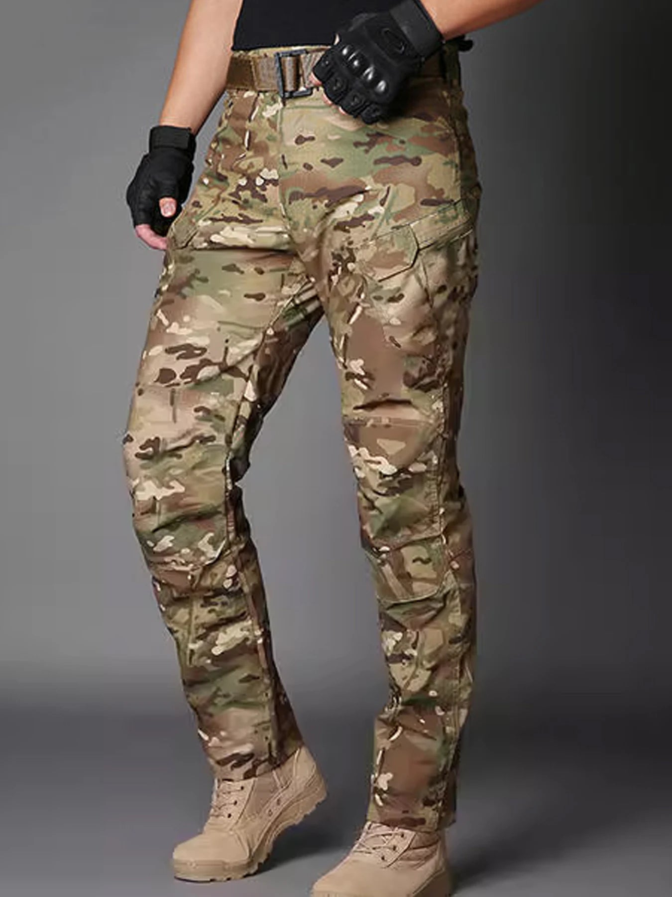 Men Spring Autumn Tactical Fitness Pants Climbing Hiking Camping cycling Hunting Elastic Trousers Quick Dry Trekking Gym Sports