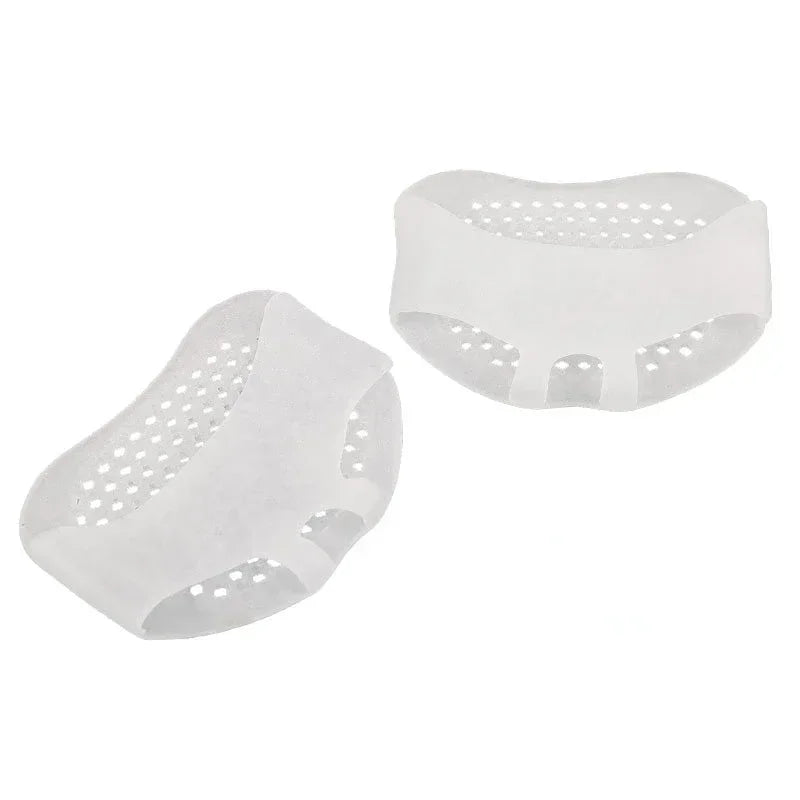 2Pcs Silicone Forefoot Pads Honeycomb Gel Shoe Pad for Women Heels Insoles Foot Pain Relief Inserts Foot Blister Care Cushions