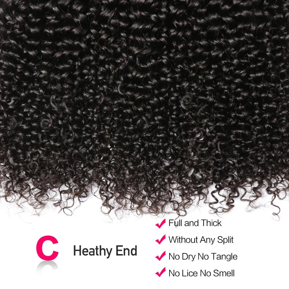 10A Small Spirals Curly Bundles Brazilian Unprocessed Kinky Curly Human Hair Pixie Deep Curls Weave Virgin Hair Extension 3B 3C