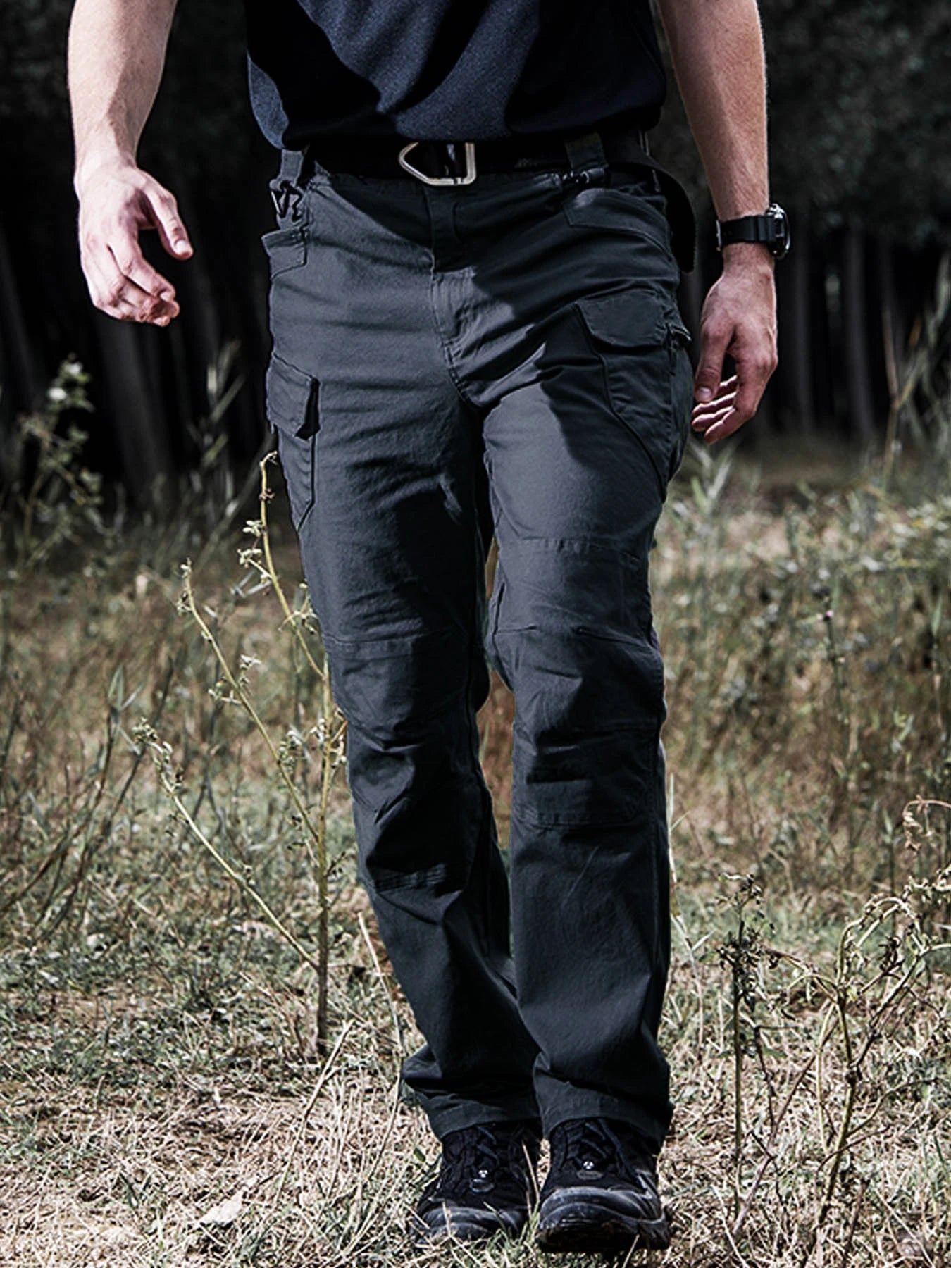 Men Spring Autumn Tactical Fitness Pants Climbing Hiking Camping cycling Hunting Elastic Trousers Quick Dry Trekking Gym Sports