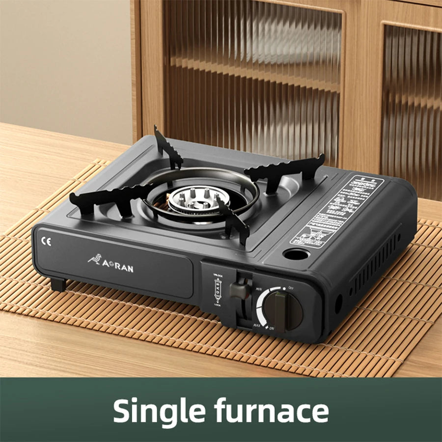 Card Stove Household Outdoor Portable Gas Stove Ideal for Camping Picnicking and Home Use