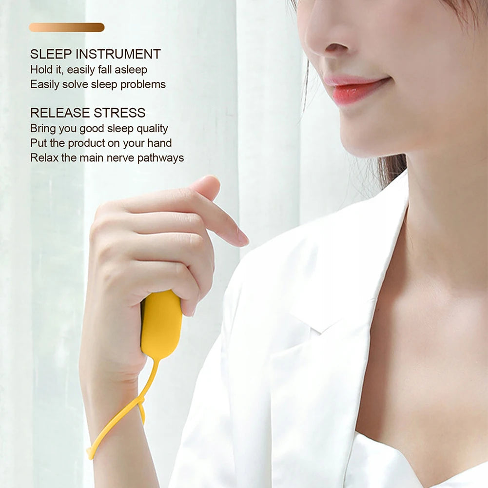 Sleep Aid Machine Improve Deep Sleep Handheld Micro-Current Instrument USB Charging Handheld Relaxation Device for Home