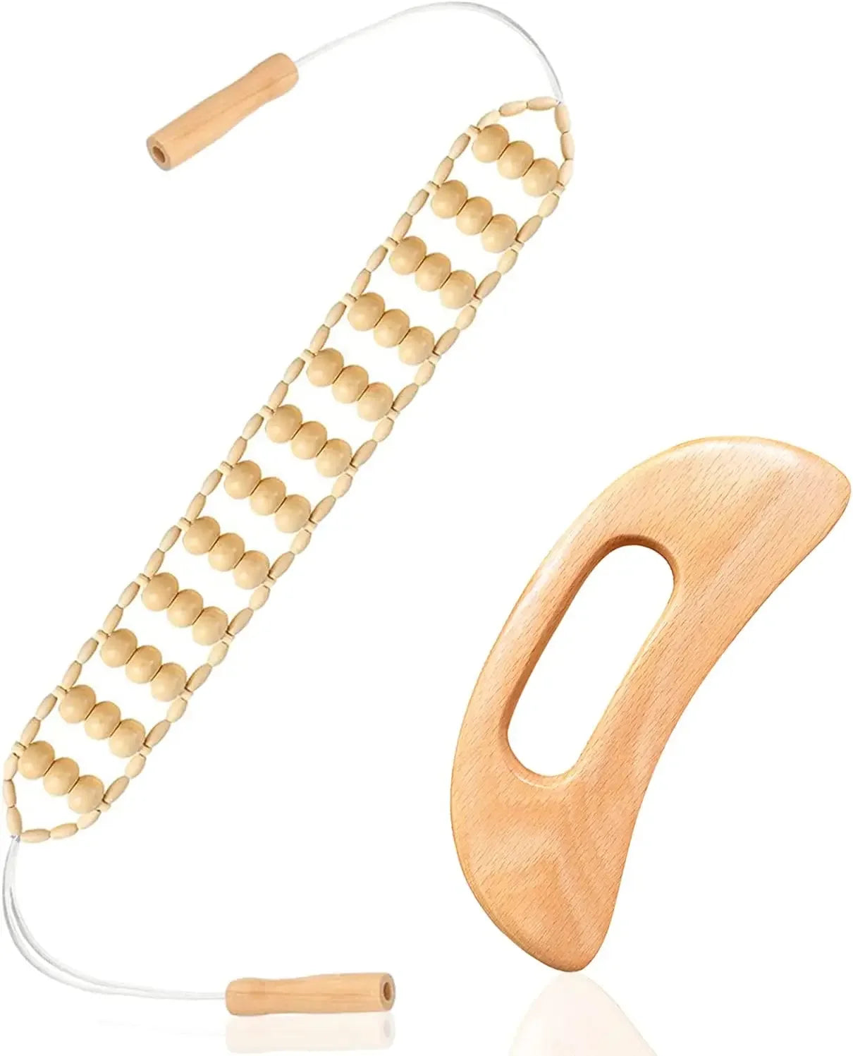 2/4/6/8PCS Wooden Therapy Massage Sets Pain Relief Maderoterapia CorporalAnti Cellulite Body Slimmling Gua Sha Back Massager