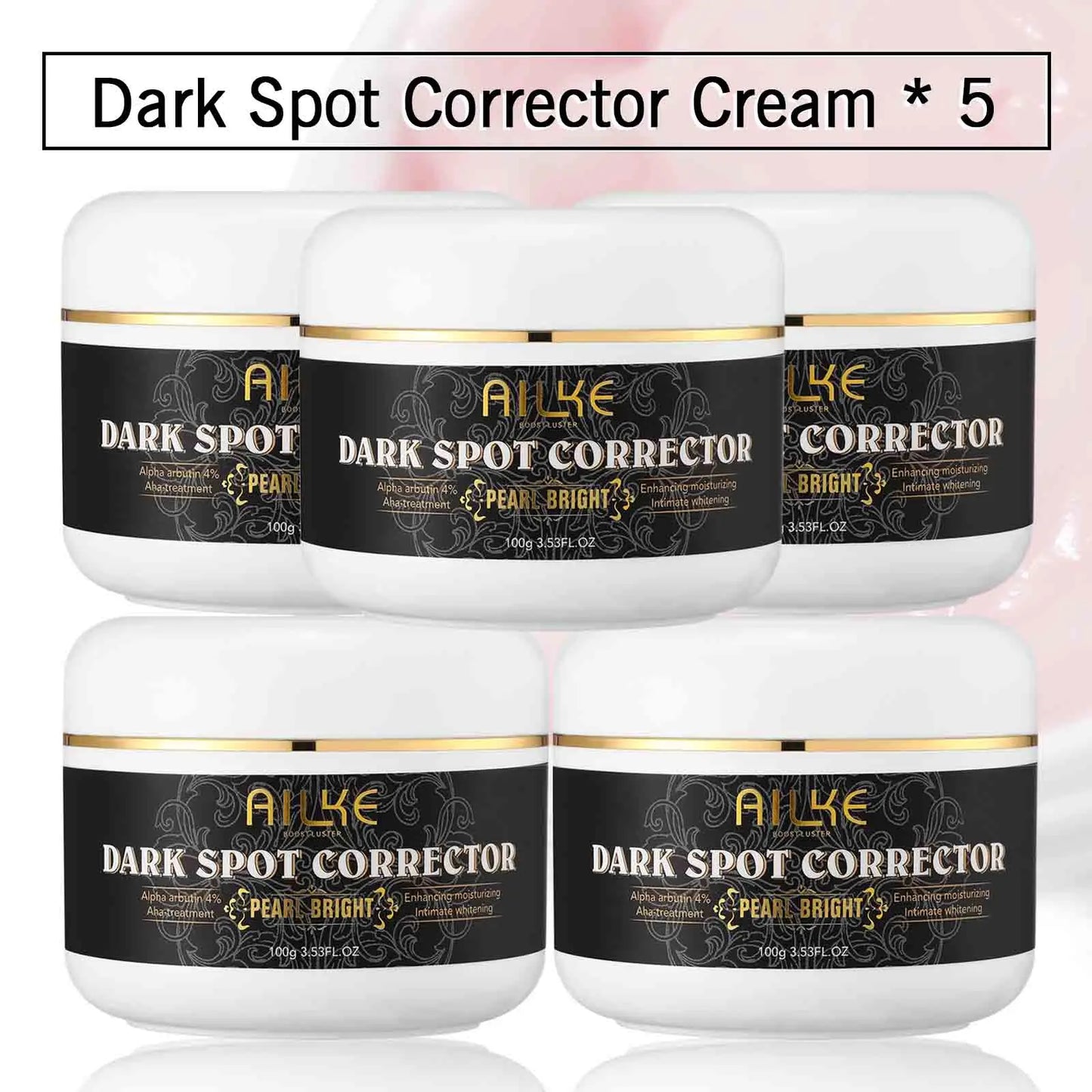 AILKE Collagen Skin Care Kit, Reduce Spots, Whitening, Even Skin Tone, For Dark Skin, Black Skin, African Skin, Caramel Skin