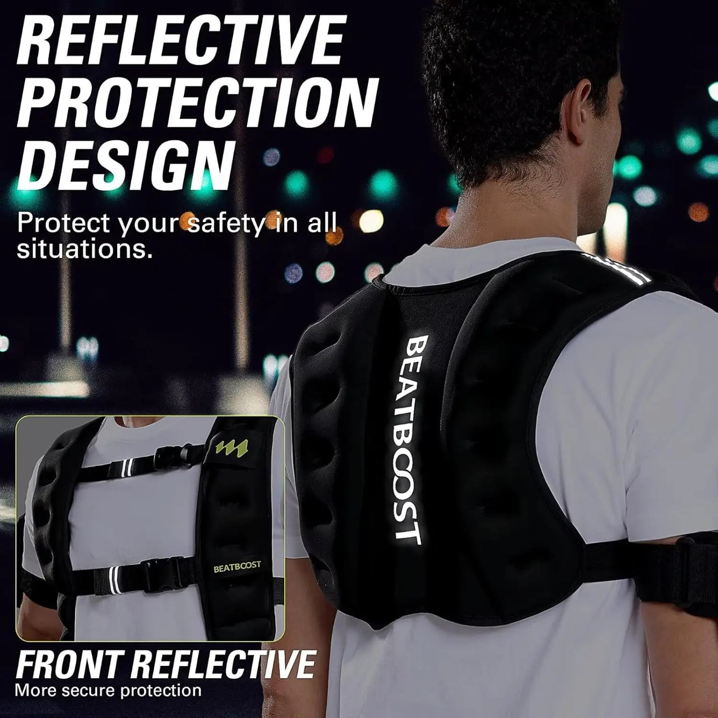 Weighted Vest for Women and Men 10lb to 40lb with Ironsand for Strength Training Running and Walking