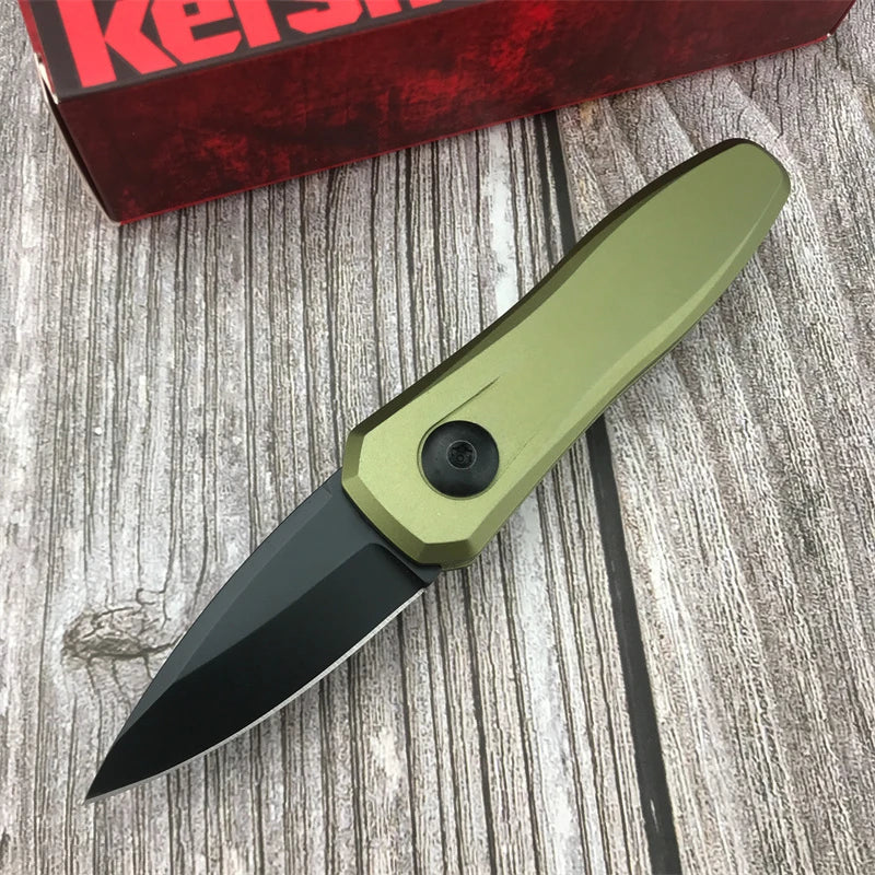 KS 7500 Mini Folding Knife 8Cr18Mov Steel Blade Aluminum Alloy Handle Outdoor Camping Survival Tactics EDC Hunting Knife