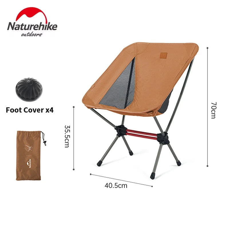 Naturehike Ultralight Portable Folding Camping Chair for Travel Backpacking Picnic Beach and Outdoor Fishing