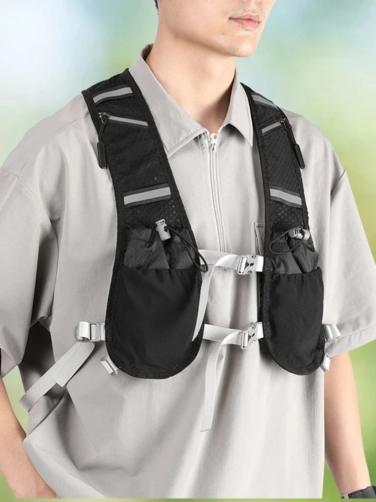 Hydration Running Vest Reflective Lightweight Hiking Pack Cycling Backpack for Trail Running and Marathons
