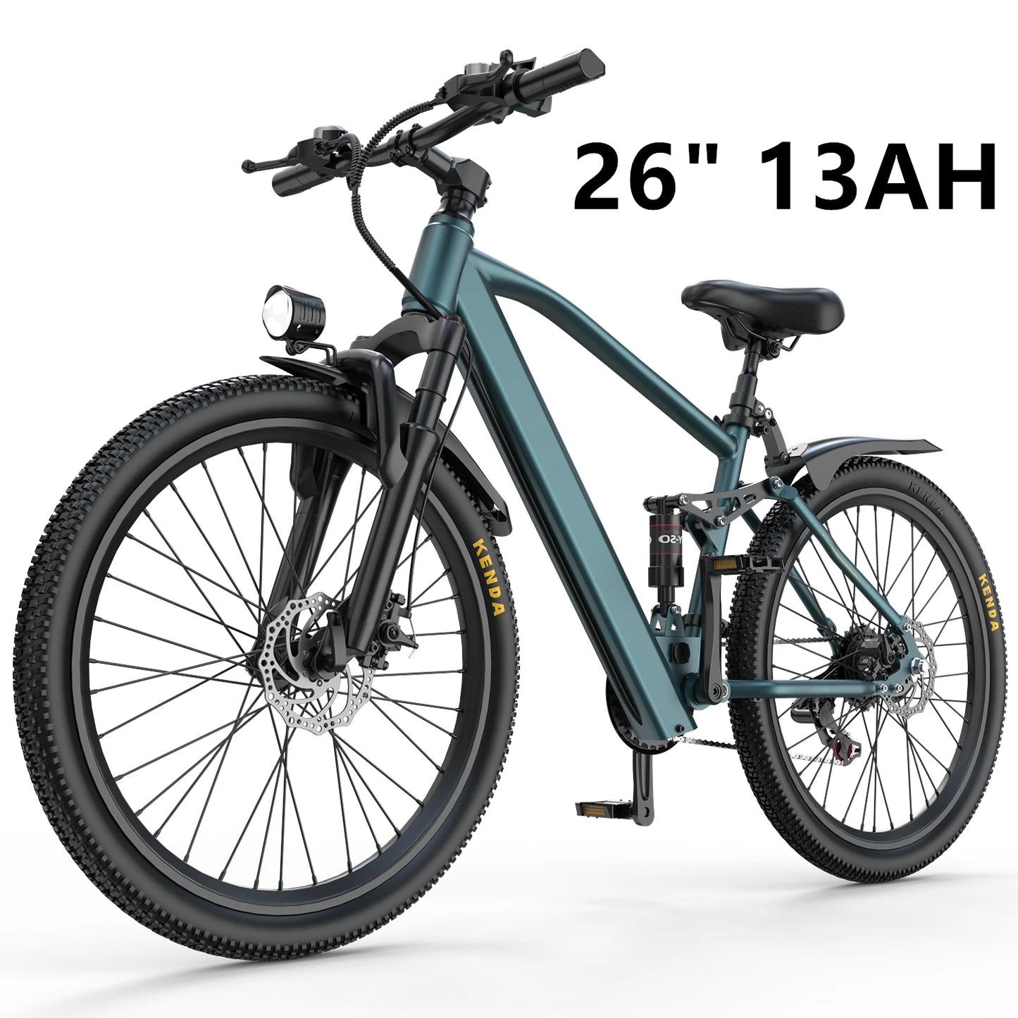 26" 24" Electric Motorcycles Mountain Balance Bike Ebike with 36V 374Wh/468Wh Removable Battery, 500W Motor, 21-Speed Gears