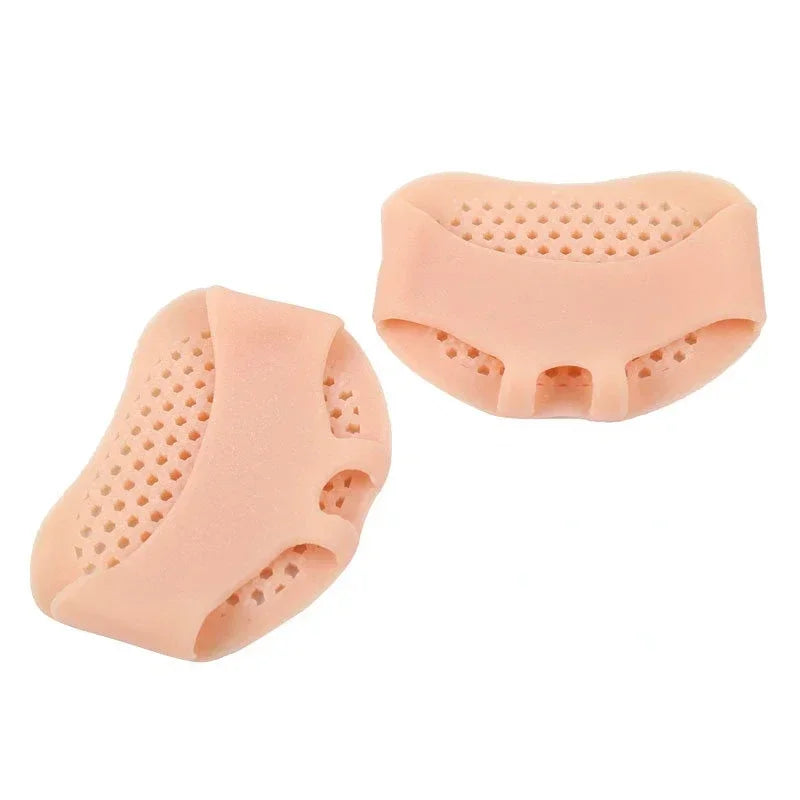 2Pcs Silicone Forefoot Pads Honeycomb Gel Shoe Pad for Women Heels Insoles Foot Pain Relief Inserts Foot Blister Care Cushions