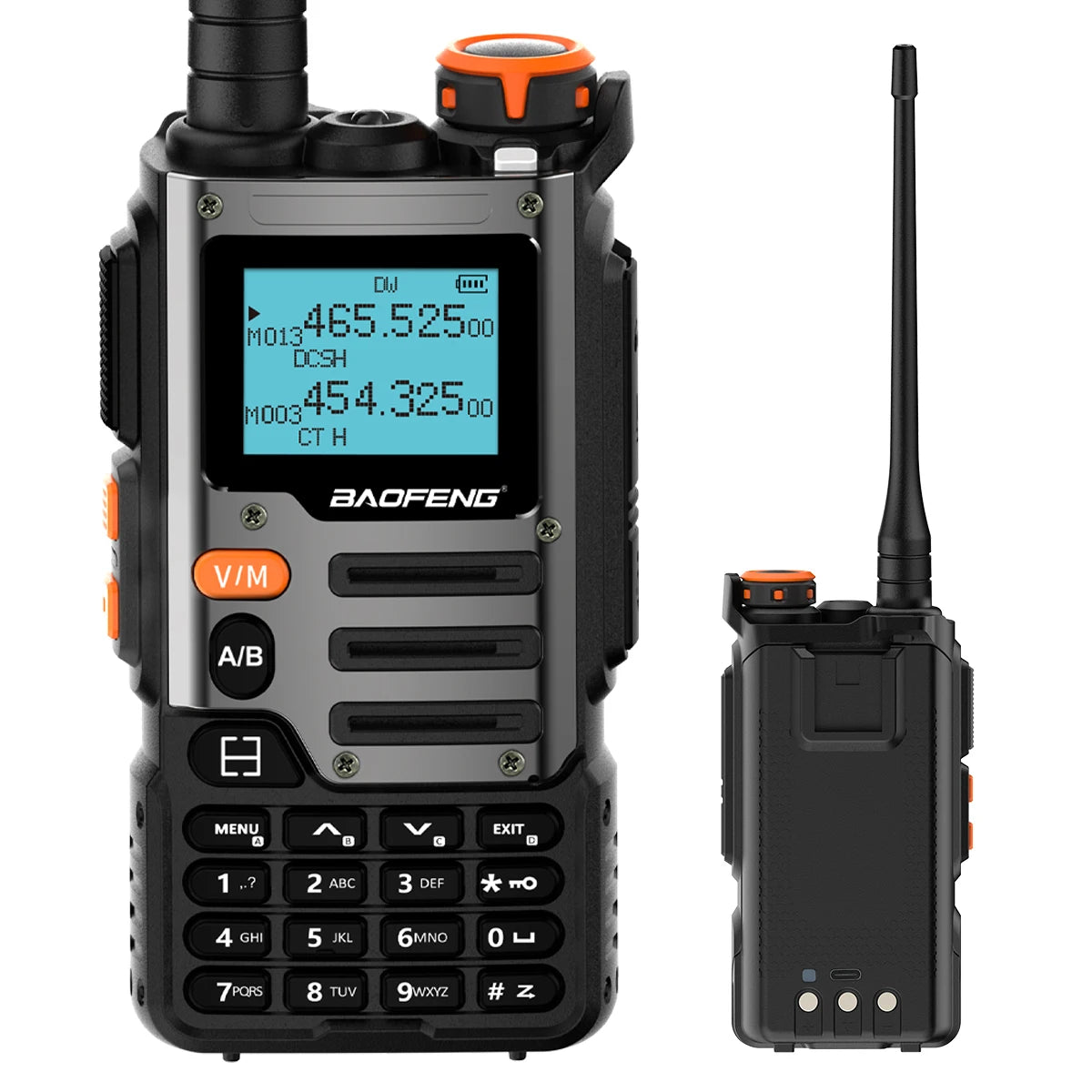 Baofeng UV K68 Walkie Talkie Air Band Radio Type C K68 Charge UHF VHF DTMF FM NOAA Wireless Frequency Two Way Radio