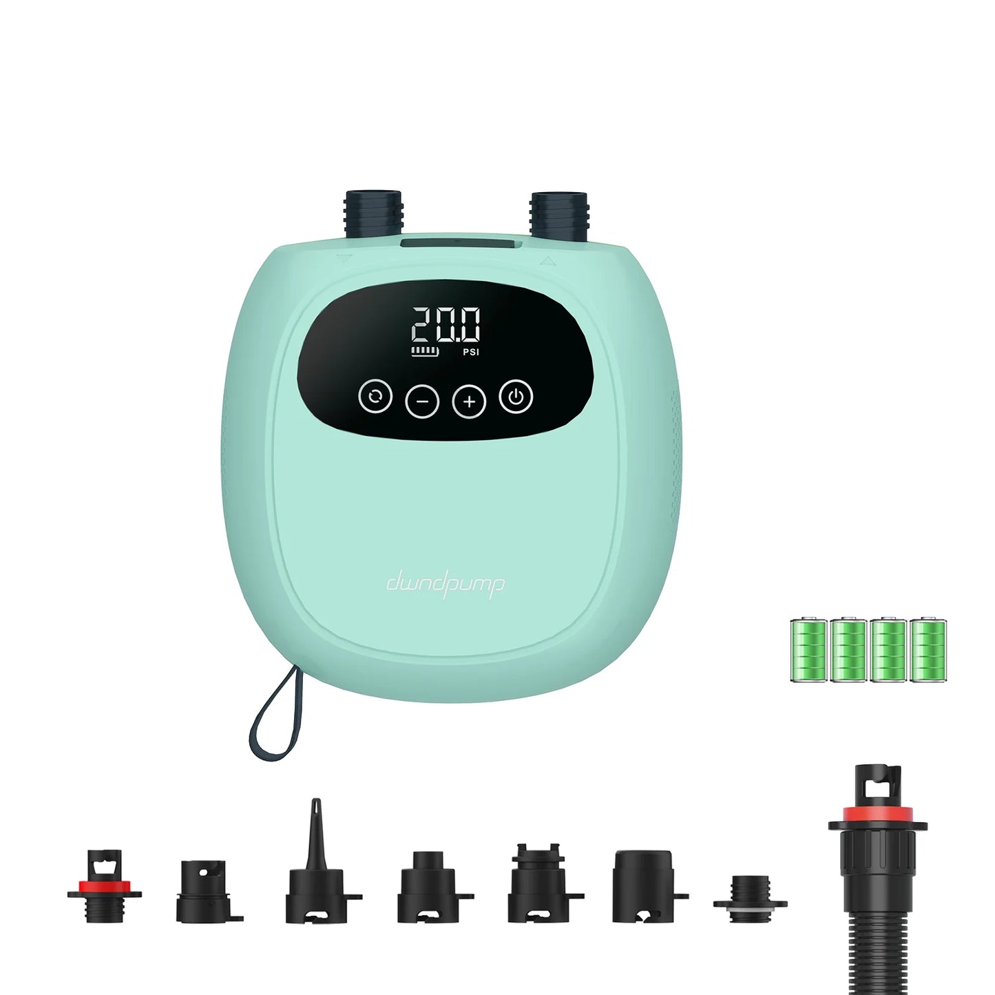Dwndpump Electric 20PSI SUP Pump With 38.48Wh Battery For Paddle Board Kayak Boat Surfing Board Inflation And Deflation