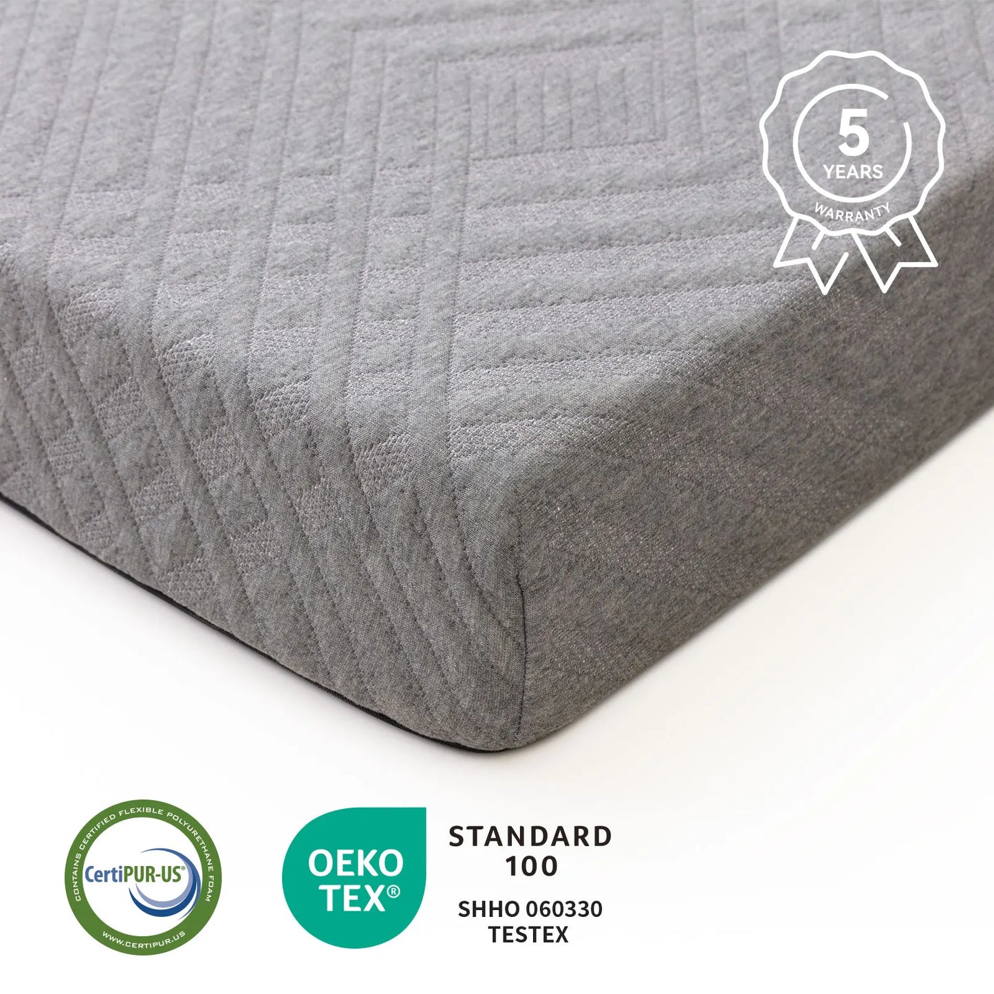 Hcore Folding Mattress 4 Inch Foldable Memory Foam Mattress with Bag Portable Mattress Topper for Floor Camping and Guest Use