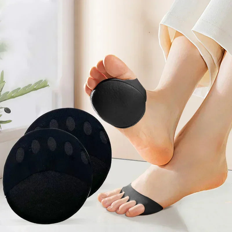 2Pcs Silicone Forefoot Pads Honeycomb Gel Shoe Pad for Women Heels Insoles Foot Pain Relief Inserts Foot Blister Care Cushions