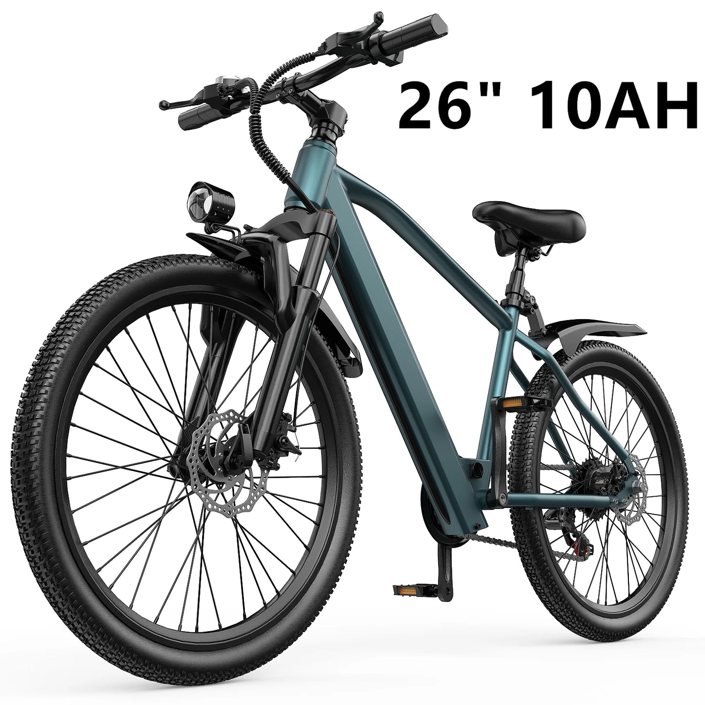 26" 24" Electric Motorcycles Mountain Balance Bike Ebike with 36V 374Wh/468Wh Removable Battery, 500W Motor, 21-Speed Gears