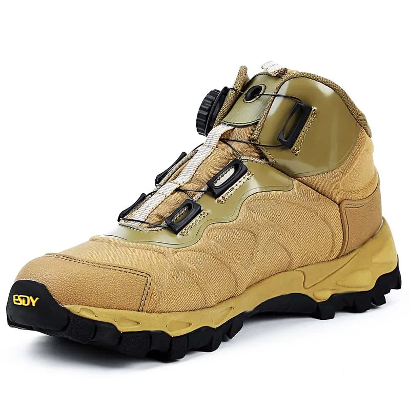 Men Outdoor Hiking Boots Waterproof Tactical Sneakers Ankle Boots for Autumn Winter