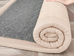 Solid Living Room Carpet Cream Non Slip Rug for Bedroom Decoration Classic Minimalism Tatami Floor Yoga Mat