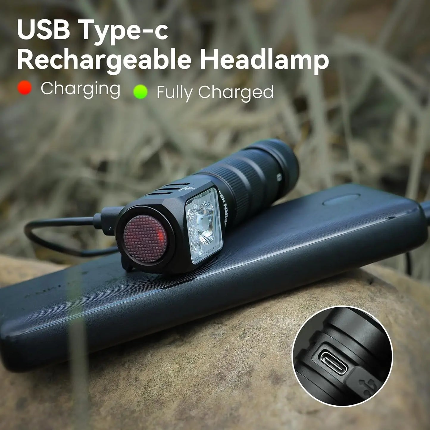 Sofirn HS42 Headlamp 2100 Lumens 18650 EDC USB C Rechargeable Power Bank Flashlight SST40 LED Torch with Magnetic for Camping