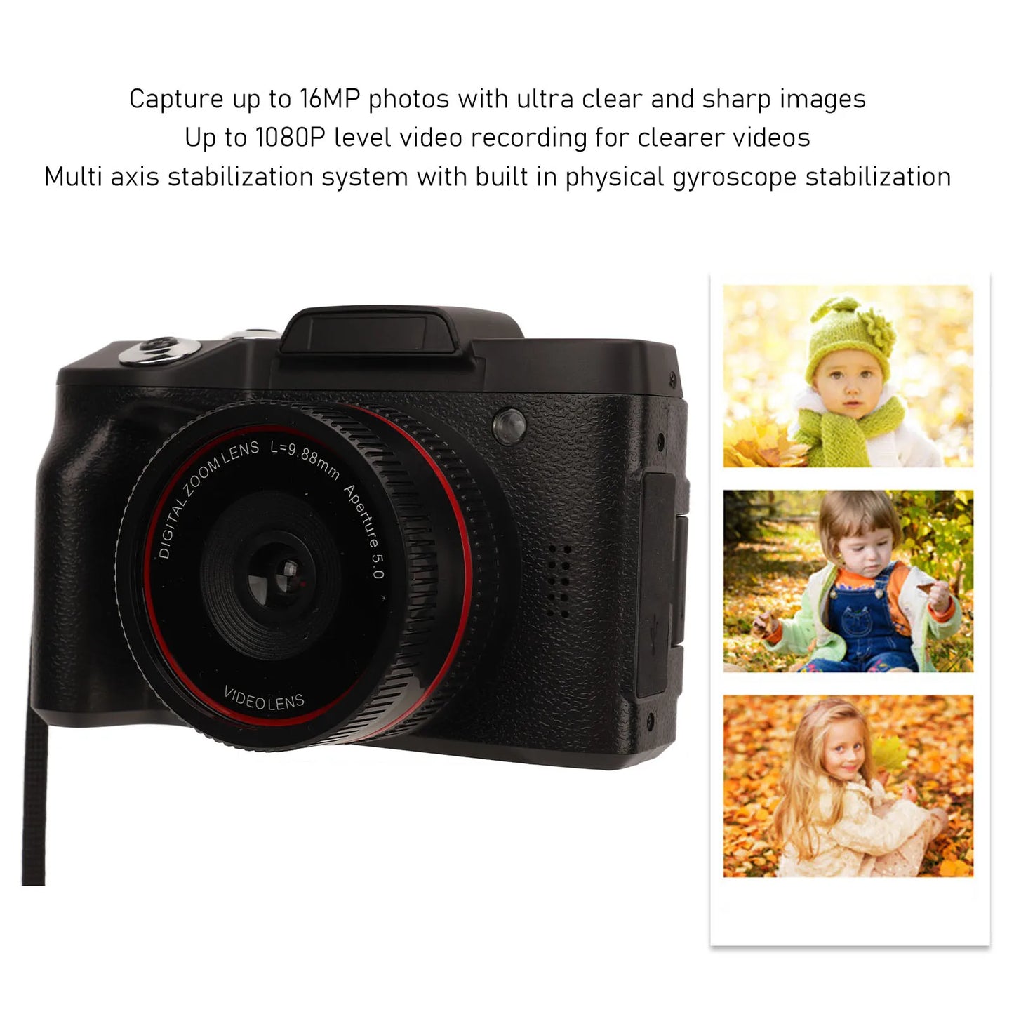 1080P Digital Camera 16MP HD Smart Digital Camera Micro SLR Digital Camera for Photography