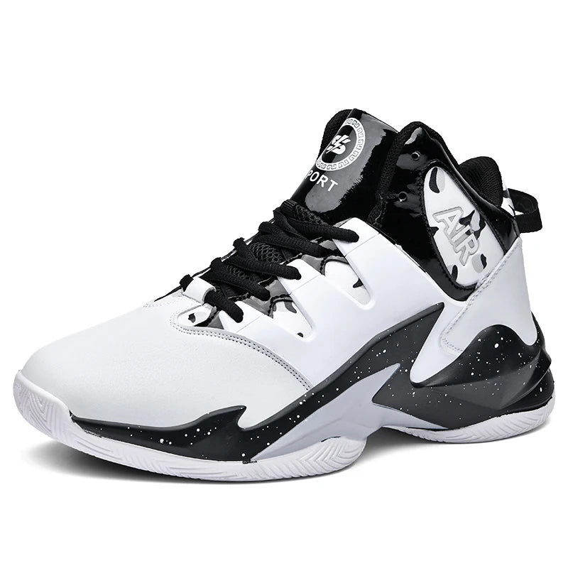 Men's Breathable Non Slip Outdoor Basketball Shoes for Walking and Running