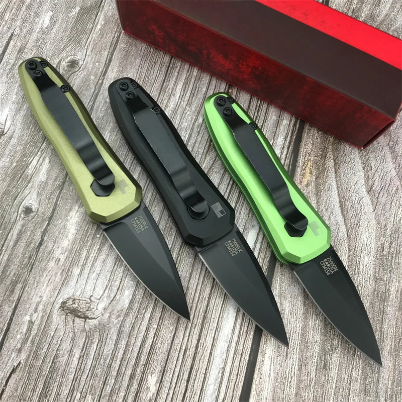 KS 7500 Mini Folding Knife 8Cr18Mov Steel Blade Aluminum Alloy Handle Outdoor Camping Survival Tactics EDC Hunting Knife