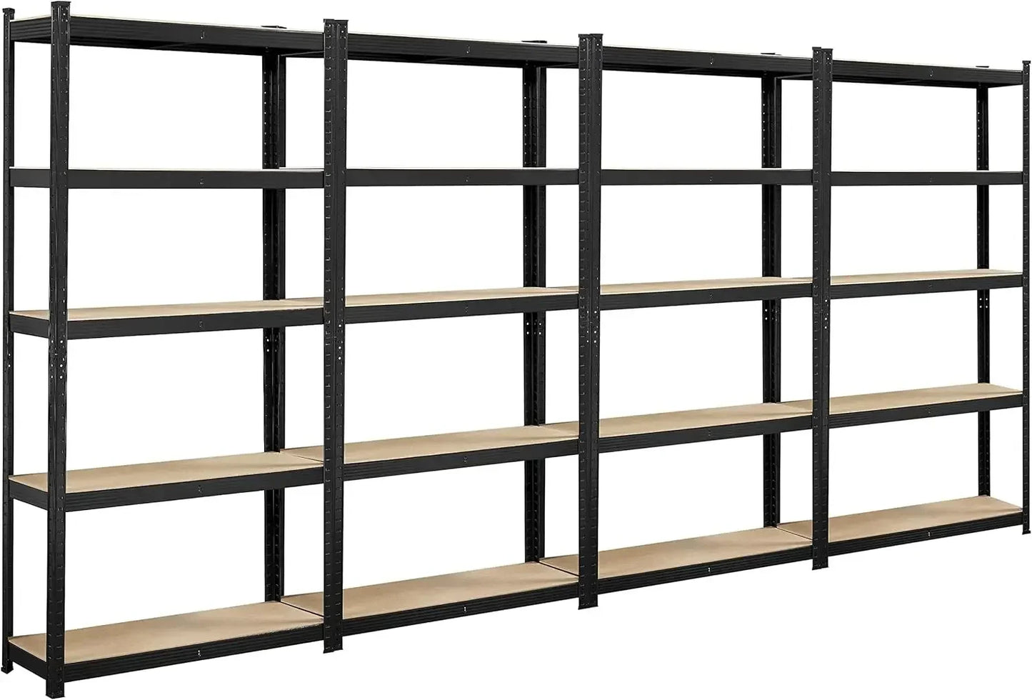 Metal Shelving Unit 5 Tier Storage Shelves Garage Shelving Heavy Duty Utility Rack for Warehouse Garage Pantry Kitchen