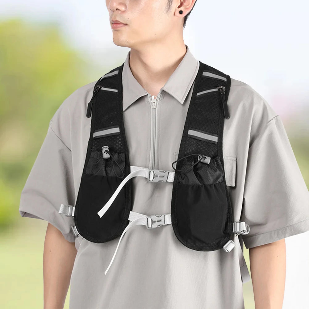 Hydration Running Vest Reflective Lightweight Hiking Pack Cycling Backpack for Trail Running and Marathons