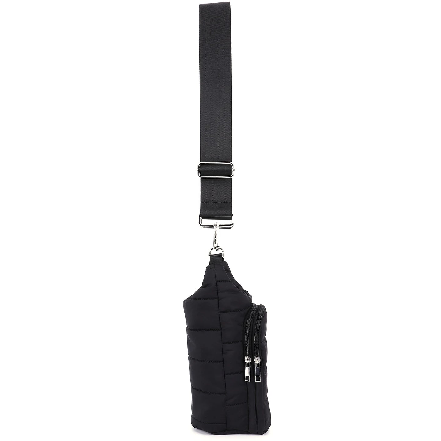 Water Bottle Holder Adjustable Wide Strap Water Bottle Puffer Tote Portable Water Bottle Pouch Soft for Outdoor Travel