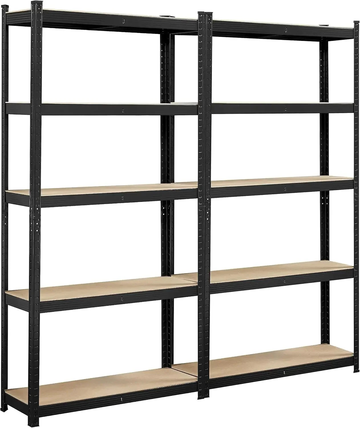 Metal Shelving Unit 5 Tier Storage Shelves Garage Shelving Heavy Duty Utility Rack for Warehouse Garage Pantry Kitchen