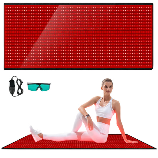 1280pcs Red Light Near Infrared Therapy Devices Mat LED Large Pads for Whole Full Body Mat Blanket Home Care Relaxation Device