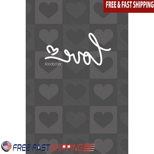 Love Notebook Blank Journal Dotted Lines Wide Ruled A5 6x9 Inches 288 Pages Professional Perfect Bound Durable Paper Plan Your
