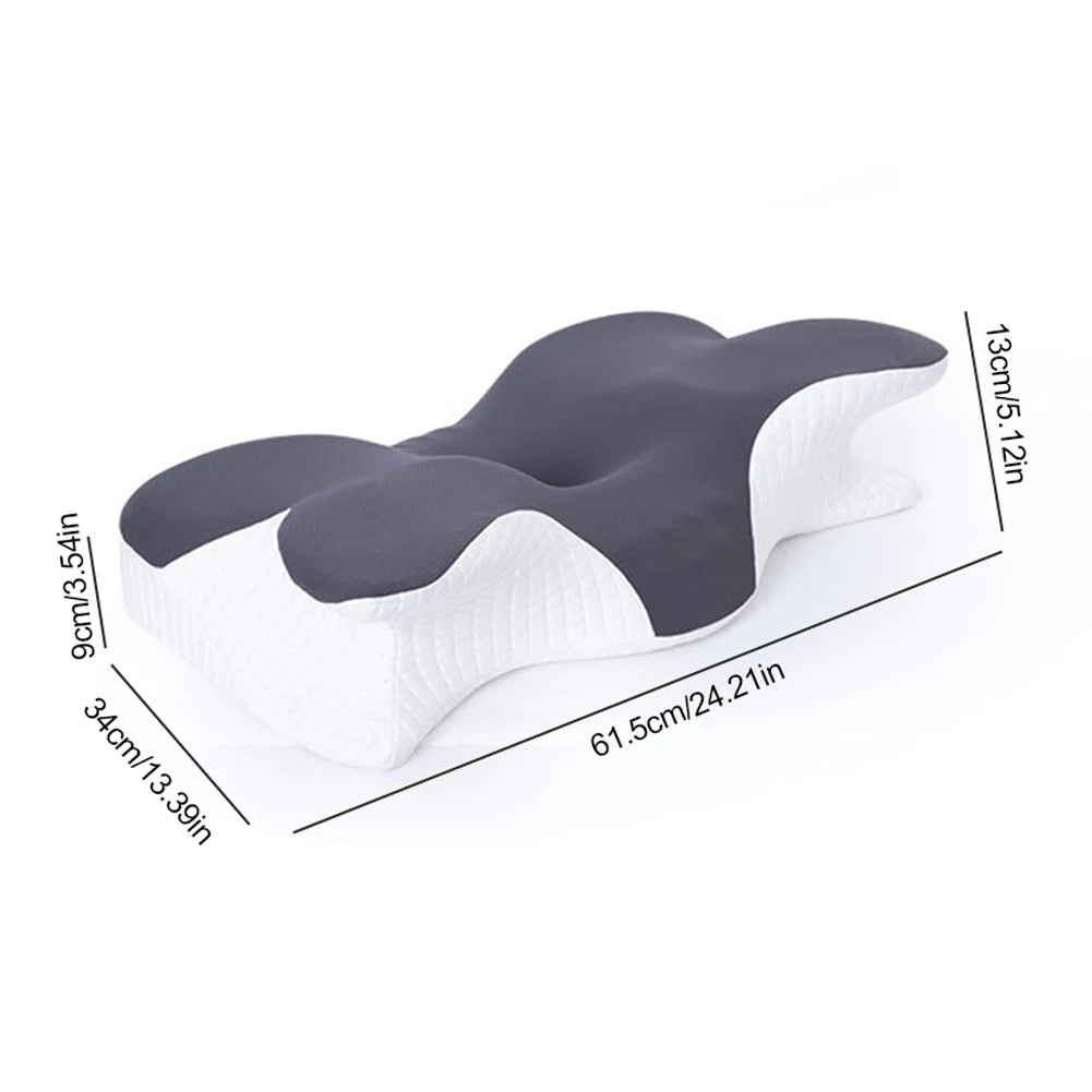Ergonomic Sleep Cervical Orthopedic Neck Pillow Comfortable Butterfly Shape Pillow Neck Protection Sleeping Orthopedic Pillow