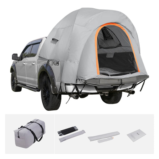 SucceBuy SUV Camping Tent 8 to 8 Foot SUV Tent Attachment with Rain Layer and Carry Bag PU2000mm Double Layer Truck Tent