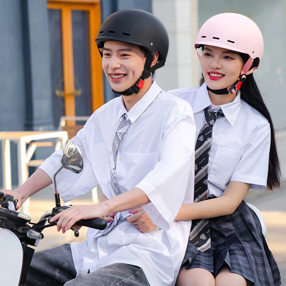 Riding Safety Head Protection Shockproof Electric Scooter Cycle Helmet Four Seasons E-Bike Motorcycle Bike Helmet for Men Women