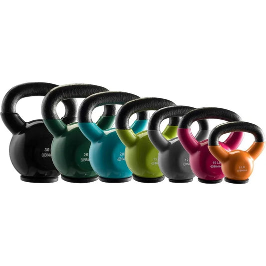 Kettlebell Sets Professional Grade - Strength Training Kettlebells for Home Workout - Cast Iron Kettle Bell Weight Sets for Men