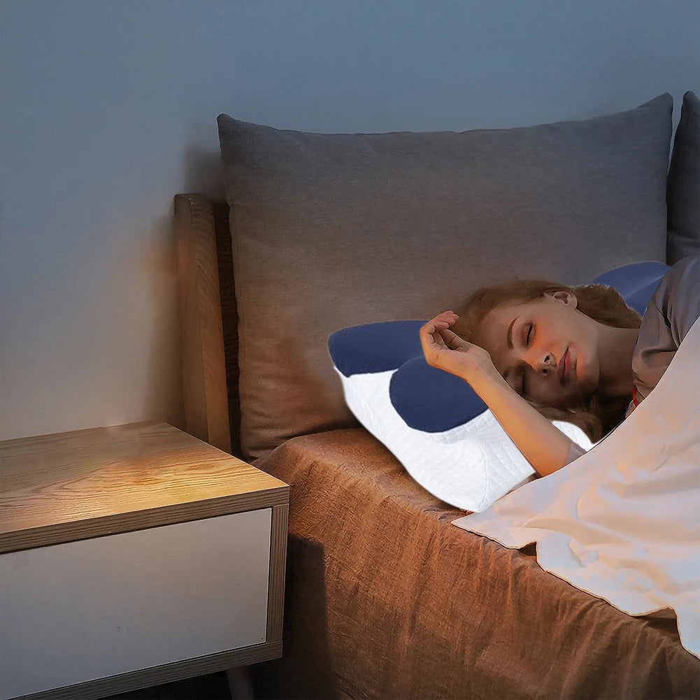 Ergonomic Sleep Cervical Orthopedic Neck Pillow Comfortable Butterfly Shape Pillow Neck Protection Sleeping Orthopedic Pillow