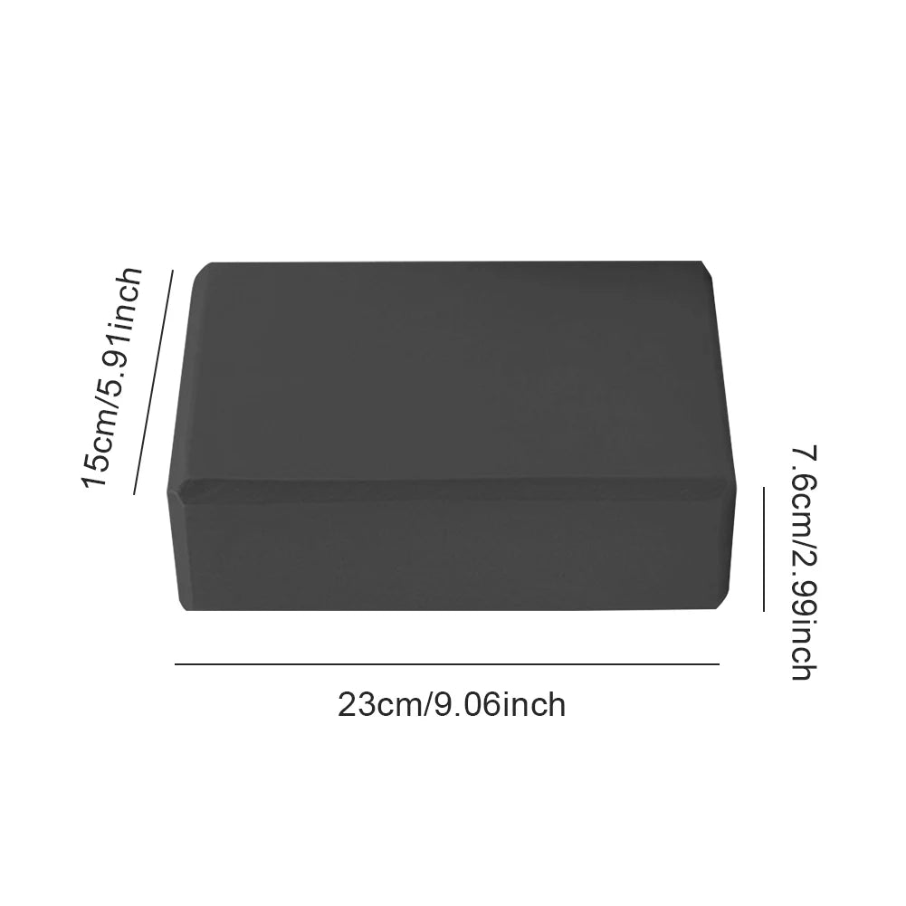 EVA Yoga Block Solid Color Yoga Balance Bricks Moisture-Proof High Density Yoga Blocks Body Shaping Yoga Blocks for Meditation