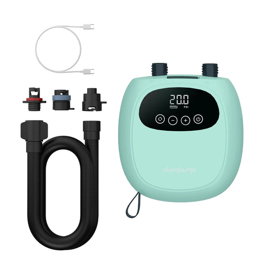 Dwndpump Electric 20PSI SUP Pump With 38.48Wh Battery For Paddle Board Kayak Boat Surfing Board Inflation And Deflation